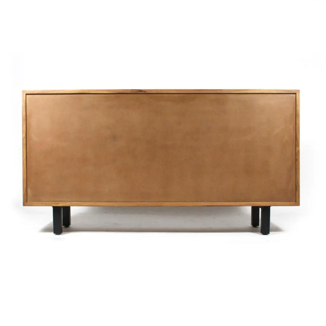 Buffet<Made in Meubles Buffet en bois d'acacia et métal Mahé