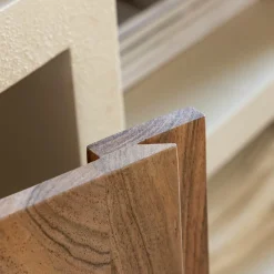 Buffet<Made in Meubles Buffet en bois d'acacia et bois effet béton Dalva