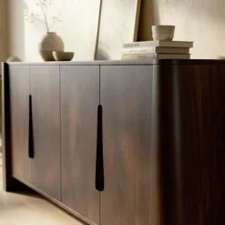 Buffet<Made in Meubles Buffet en bois de manguier foncé Liriel