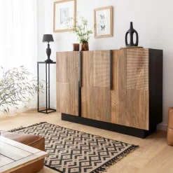 Buffet<Made in Meubles Buffet en bois de manguier Galliance