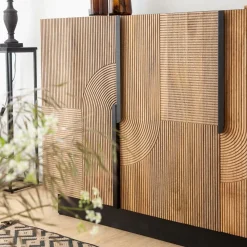 Buffet<Made in Meubles Buffet en bois de manguier Galliance