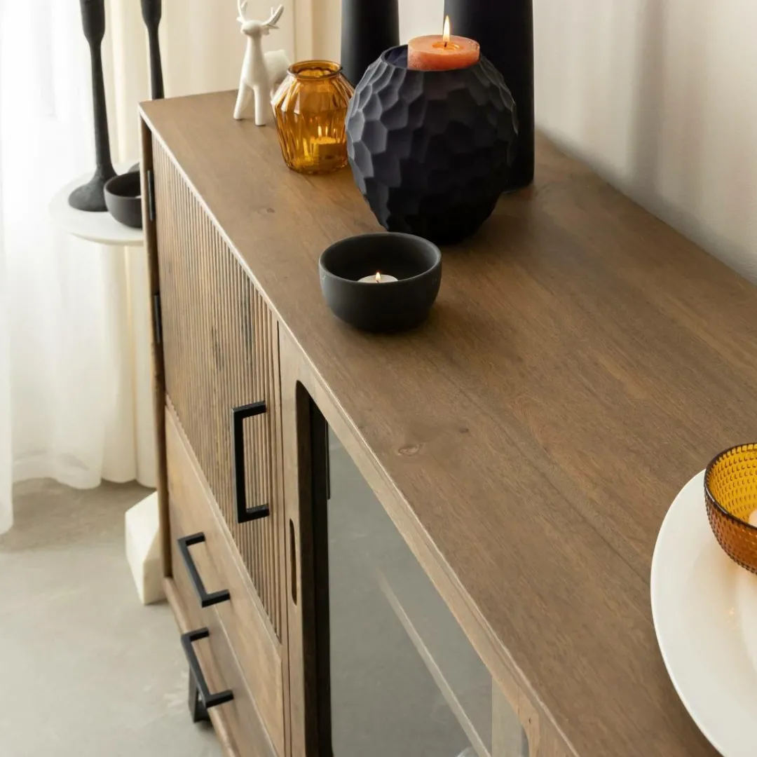 Buffet<Made in Meubles Buffet en bois de manguier Joy