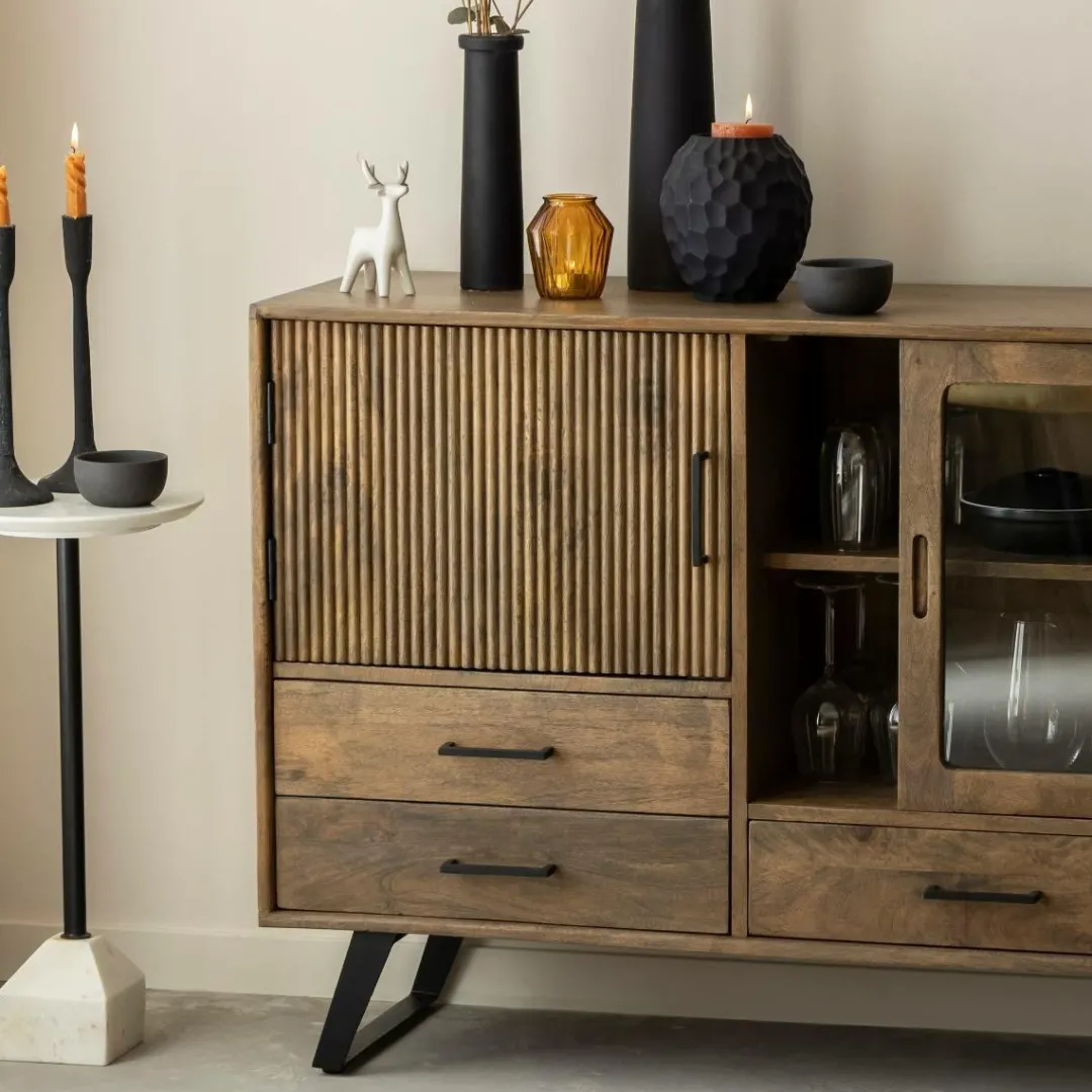 Buffet<Made in Meubles Buffet en bois de manguier Joy