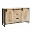 Buffet<Made in Meubles Buffet en bois de manguier New-York