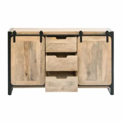 Buffet<Made in Meubles Buffet en bois de manguier New-York