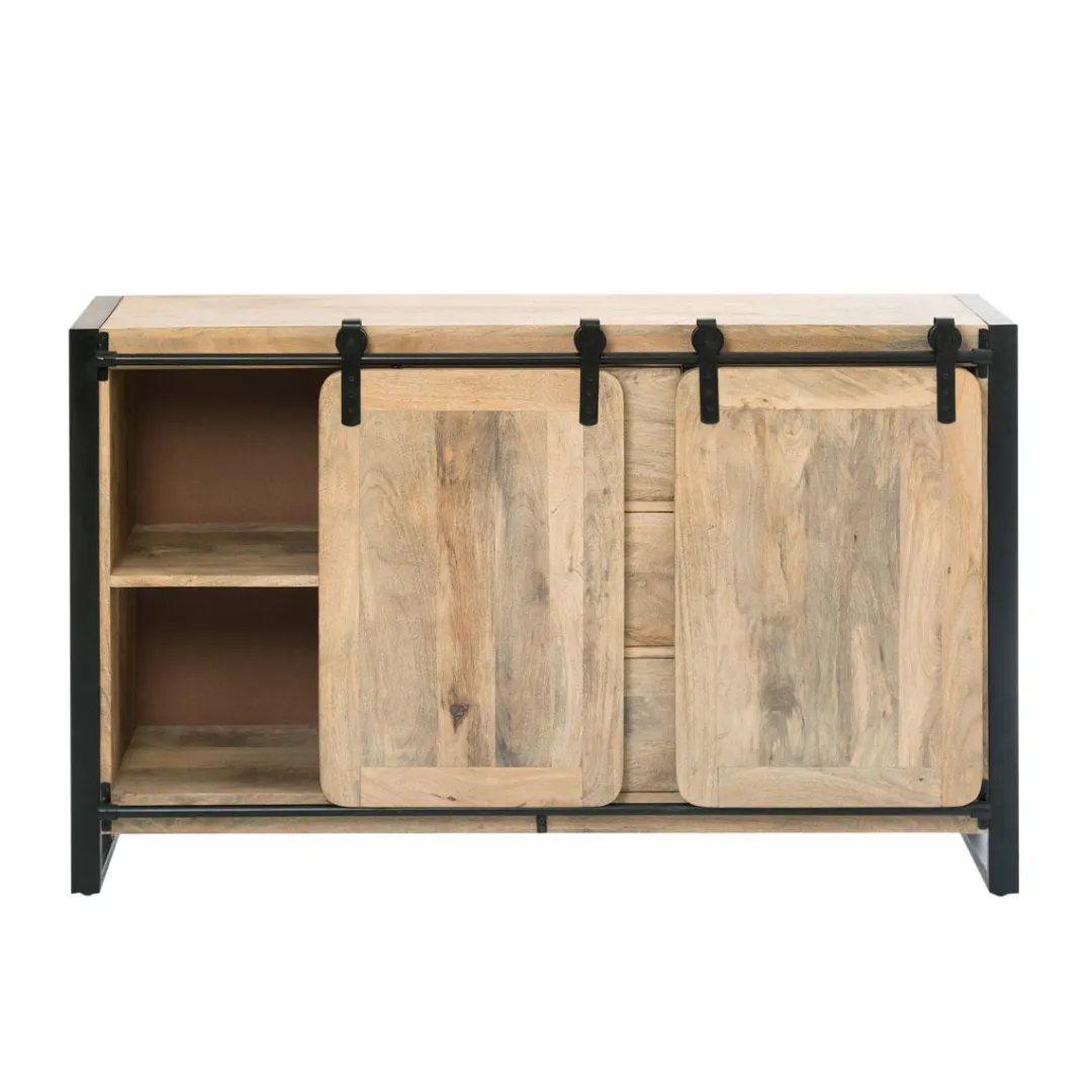 Buffet<Made in Meubles Buffet en bois de manguier New-York