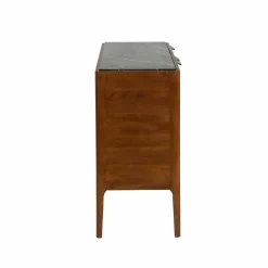 Buffet<Made in Meubles Buffet en bois de manguier et marbre noir Roch