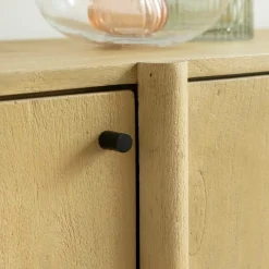 Buffet<Made in Meubles Buffet en bois de manguier 4 portes Amara