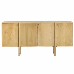 Buffet<Made in Meubles Buffet en bois de manguier 4 portes Amara