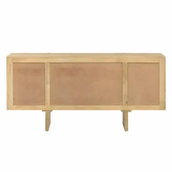 Buffet<Made in Meubles Buffet en bois de manguier 4 portes Amara