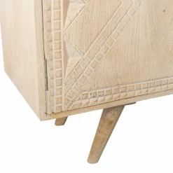 Buffet<Made in Meubles Buffet en bois de manguier blanchi Kamila