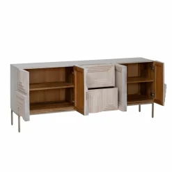 Buffet<Made in Meubles Buffet en bois de manguier blanchi Tristan