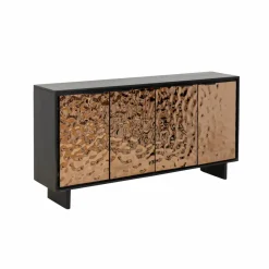 Buffet<Made in Meubles Buffet en bois de manguier et métal Nebula