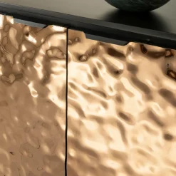 Buffet<Made in Meubles Buffet en bois de manguier et métal Nebula