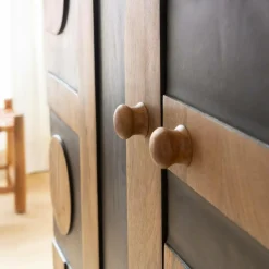 Buffet<Made in Meubles Buffet en bois de manguier et métal Colombine