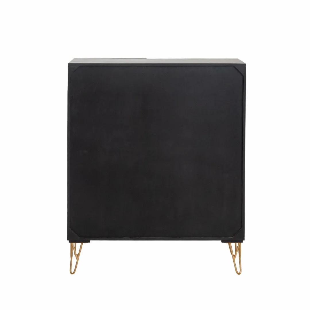 Buffet<Made in Meubles Buffet en bois de manguier et métal Colombine