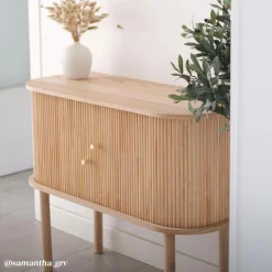 Buffet<Made in Meubles Buffet en bois de pin clair Colin