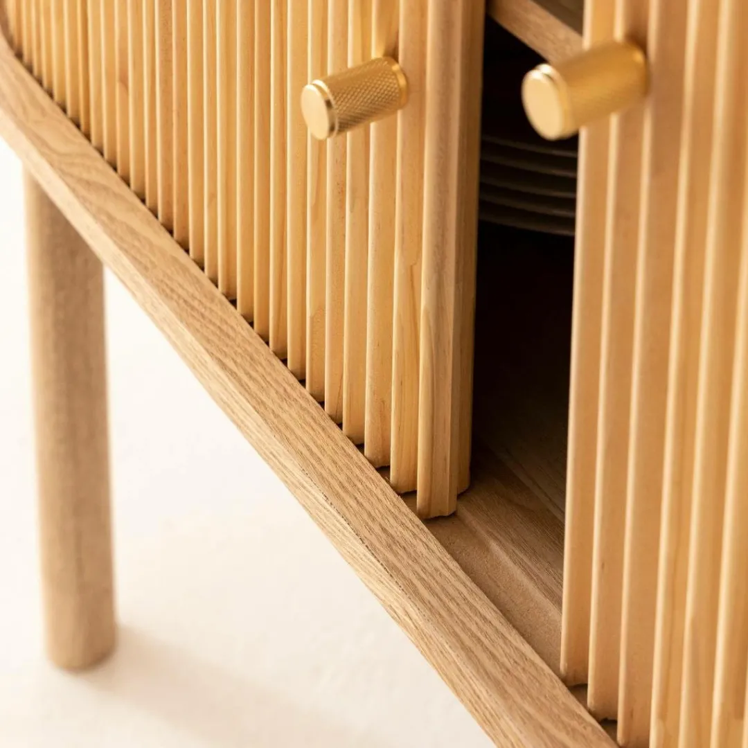 Buffet<Made in Meubles Buffet en bois de pin clair Colin