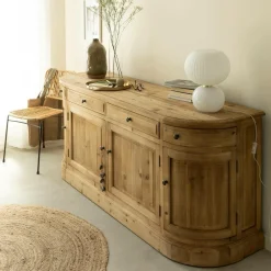 Buffet<Made in Meubles Buffet en bois recyclé 180 cm Garance