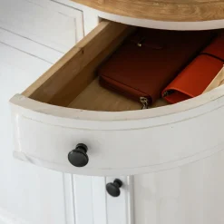 Buffet<Made in Meubles Buffet en bois recyclé blanchi 180 cm Garance