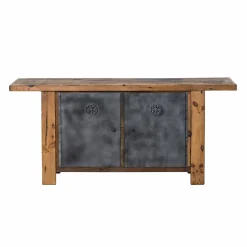 Buffet<Made in Meubles Buffet en bois recyclé et métal Hector