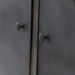 Buffet<Made in Meubles Buffet en bois recyclé et métal Hector