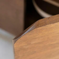 Buffet<Made in Meubles Buffet en marbre et bois de manguier Sienne