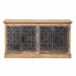 Buffet<Made in Meubles Buffet enfilade en bois de manguier Sahara