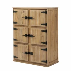 Buffet<Made in Meubles Buffet haut 6 portes Champêtre