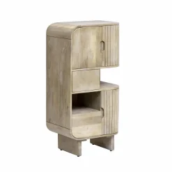 Buffet<Made in Meubles Buffet haut en bois de manguier clair Yoni