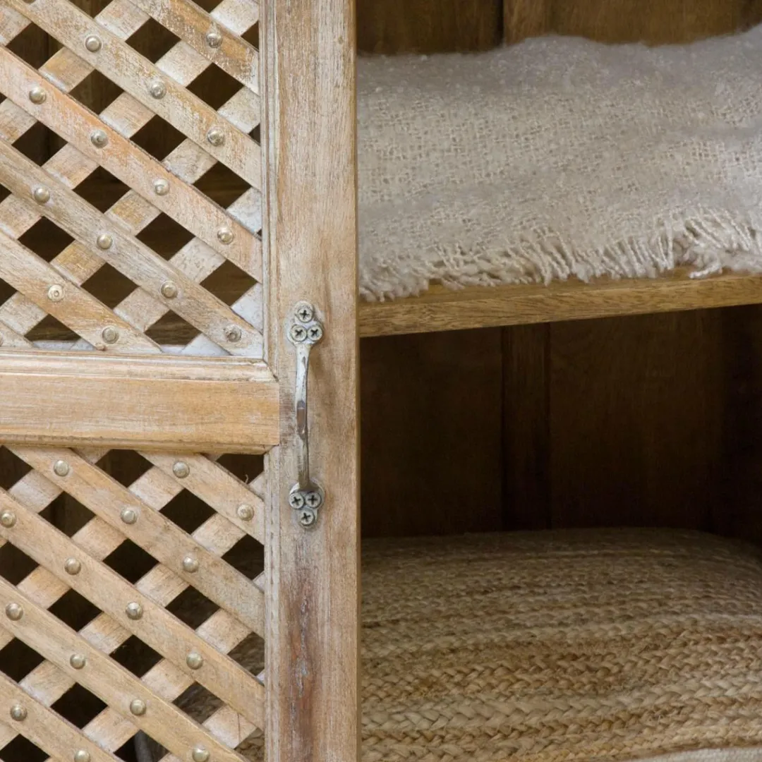 Buffet<Made in Meubles Buffet haut en bois de manguier Rosa