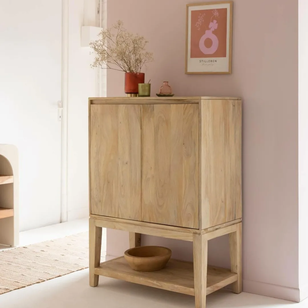 Buffet<Made in Meubles Buffet haut en bois de manguier Ode