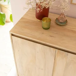 Buffet<Made in Meubles Buffet haut en bois de manguier Ode