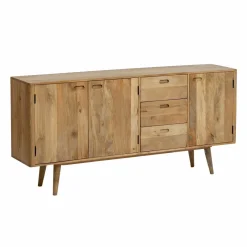 Buffet|Meuble Sous Vasque<Made in Meubles Buffet long en bois de manguier Rowene