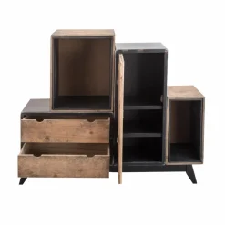 Buffet<Made in Meubles Buffet modulable en bois massif Hollywood