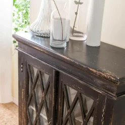 Buffet|Vitrine<Made in Meubles Buffet vitrine en bois de manguier êve