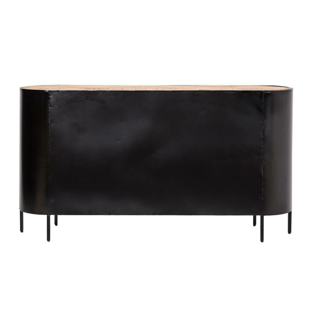 Buffet|Vaisselier<Made in Meubles Buffet vitrine en métal Achille