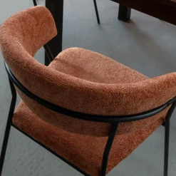 Chaise<Made in Meubles Chaise arrondie terracotta Kanoa (lot de 2)