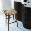Tabouret De Bar<Made in Meubles Chaise de bar en bois de manguier Suzanna