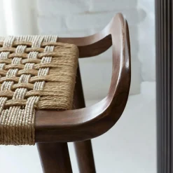 Tabouret De Bar<Made in Meubles Chaise de bar en bois de manguier Suzanna