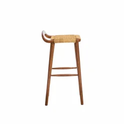 Tabouret De Bar<Made in Meubles Chaise de bar en bois de manguier Suzanna