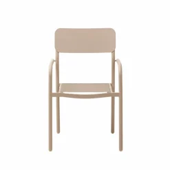 Chaise De Jardin<Made in Meubles Chaise de jardin en aluminium taupe Kaïa (lot de 2)