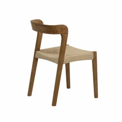 Chaise<Made in Meubles Chaise en bois de chêne et en corde Auren (lot de 2)
