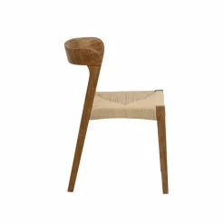 Chaise<Made in Meubles Chaise en bois de chêne et en corde Auren (lot de 2)