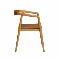 Chaise<Made in Meubles Chaise en bois de teck June (lot de 2)