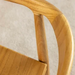 Chaise<Made in Meubles Chaise en bois de teck June (lot de 2)