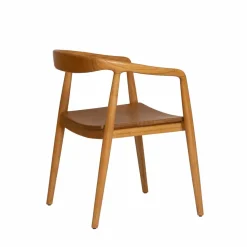 Chaise<Made in Meubles Chaise en bois de teck June (lot de 2)