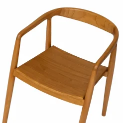 Chaise<Made in Meubles Chaise en bois de teck June (lot de 2)