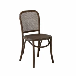 Chaise<Made in Meubles Chaise en bois d'orme et cannage Luzian (lot de 2)