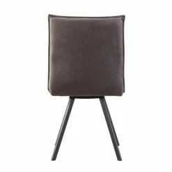 Chaise<Made in Meubles Chaise en polyester noir Nino (lot de 2)